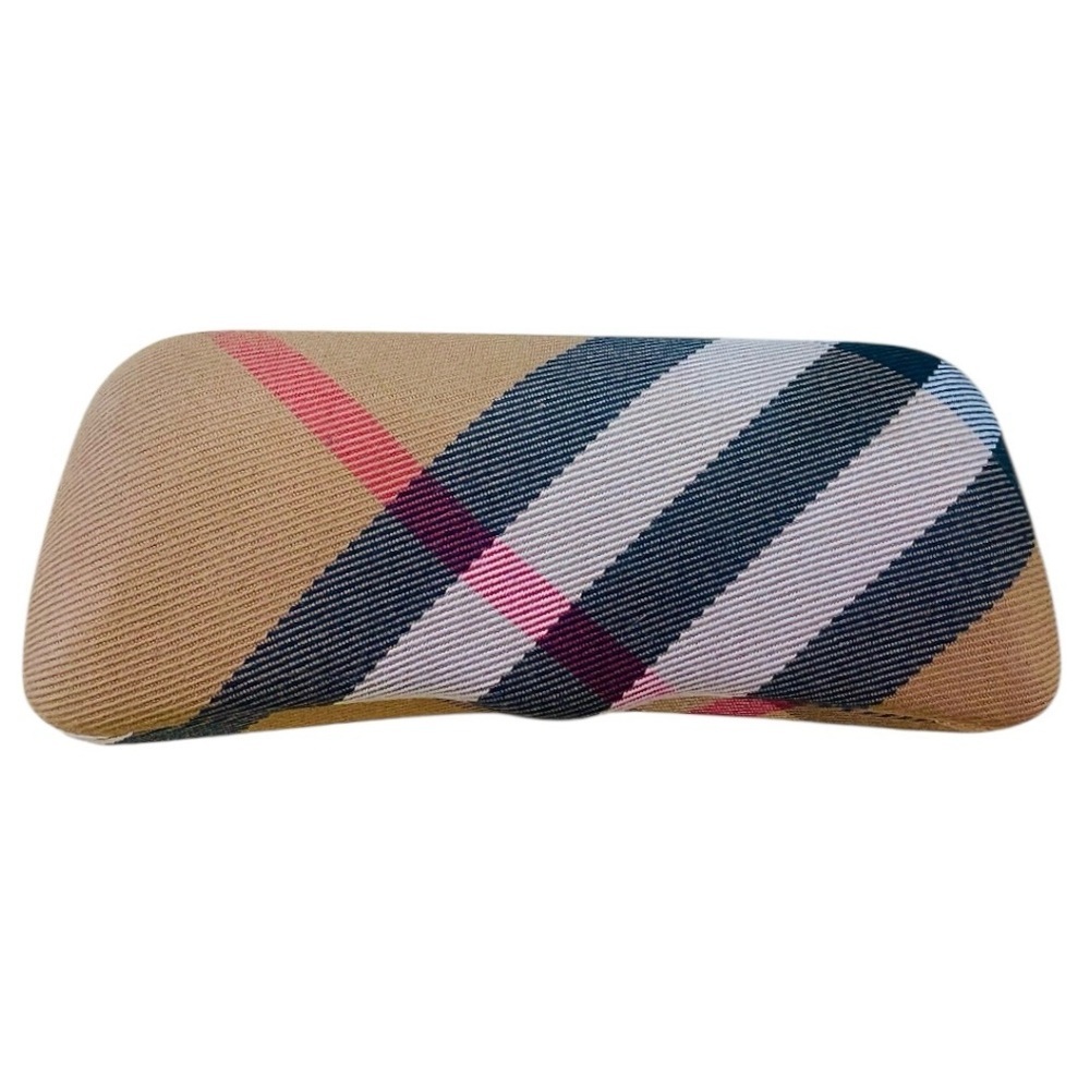 Burberry Eyeglasses Readers 140 Nova Check  Case Black Frame Clear Lenses - Picture 3 of 7